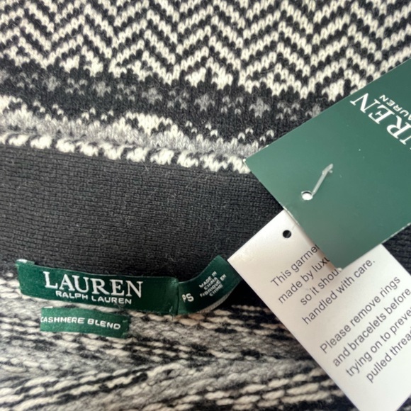 Lauren Ralph Lauren Cashmere Blend Fair Isle Knit Midi Skirt - Picture 14 of 16